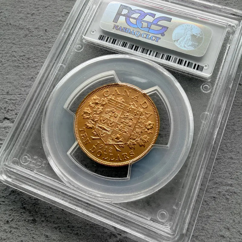 1912 Canada $10 Gold Coin - PCGS MS62 Canadian Gold Reserve