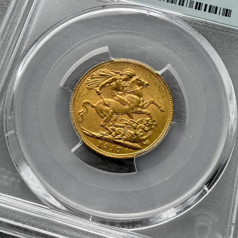 1914 C Canada Sovereign Gold Coin - PCGS MS 63 - Scarce Date