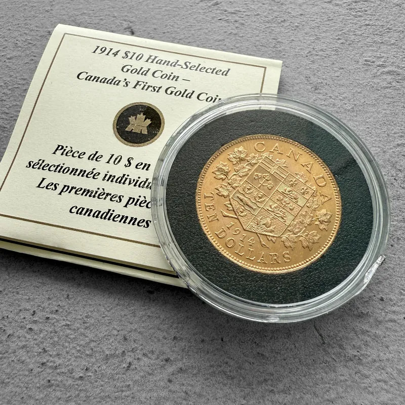 1914 Canada $10 Gold Coin - Canadian Gold Reserve