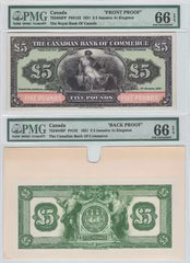 1921 $5 The Royal Bank of Canada - Jamaica 