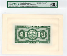 Load image into Gallery viewer, 1930 £1 Pound Bank of Nova Scotia Canada Kingston Jamaica PMG 64 EPQ Specimen
