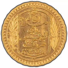 Load image into Gallery viewer, 1935 Tunisia 100 Francs Gold Coin
