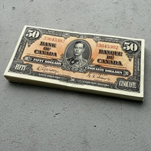 Load image into Gallery viewer, 1937 Canada Bundle $50 notes
