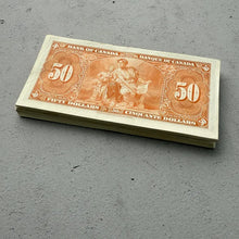 Load image into Gallery viewer, 1937 Canada Bundle $50 notes
