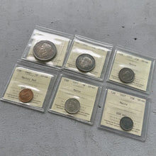 Load image into Gallery viewer, 1937 Specimen 6 coin Set Canada - ICCS Gem 65 / 67 Rainbow Toning!
