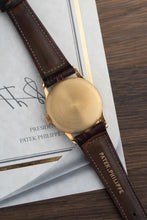 Load image into Gallery viewer, 1953 Patek Philippe Calatrava 18k Yellow gold Reference 96 - Archive Papers
