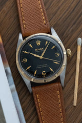 1953 Rolex Explorer 6299 Bubble back  Black Honey Comb Explorer Dial