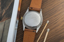 Load image into Gallery viewer, 1953 Rolex Explorer 6299 Bubble back  Black Honey Comb Explorer Dial
