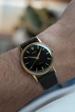 Load image into Gallery viewer, 1953 Rolex Precision 18K Gold 3745 - Glossy Black dial
