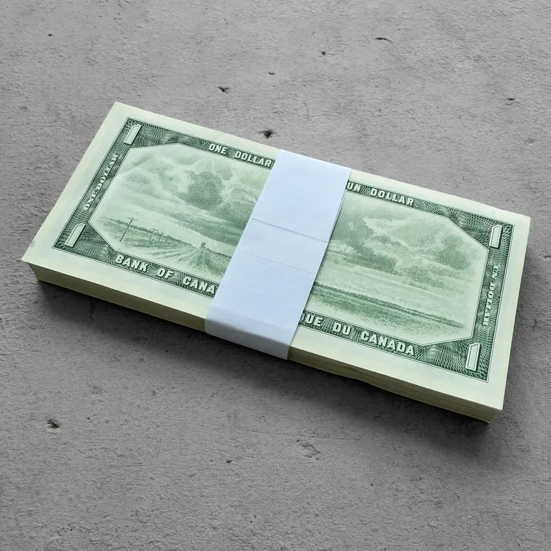 1954 Bundle $ 1Canada 100 Consecutive Sequential notes