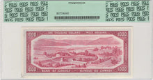 Load image into Gallery viewer, 1954 $1000 Bank of Canada - PCGS Gem 66

