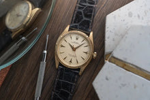 Load image into Gallery viewer, 1955 Rolex Oyster Perpetual Gold 6565 - Arrowhead Markers
