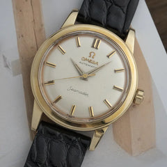 1956 Omega 14k Solid Gold Seamaster GX6546 - Cal 500 movement