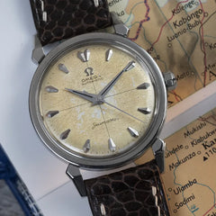 1958 Omega Seamaster 2984 Stainless 501 Auto Calibre - Tropical Crosshair dial