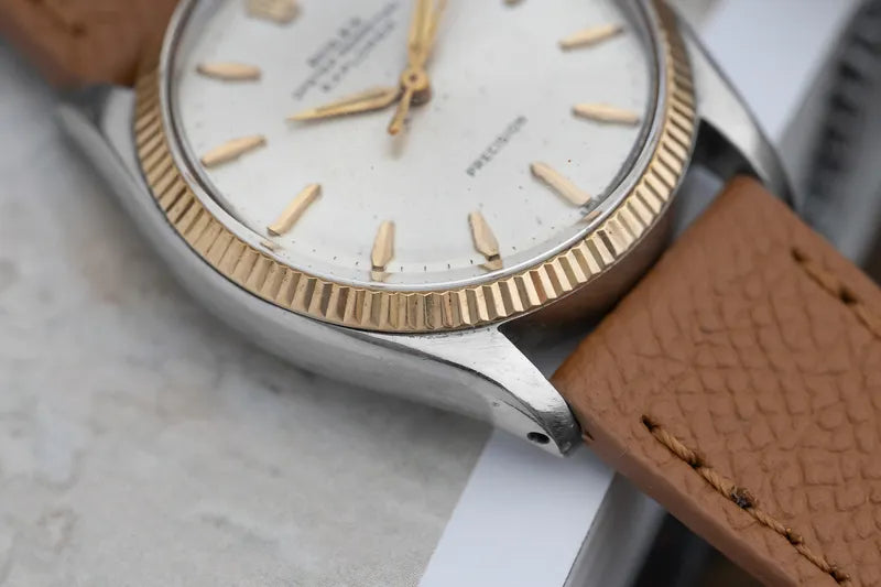 1958 Rolex Two Tone Gold + Stainless 5501 - Explorer Dial