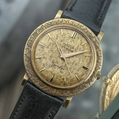 1961 Omega Genève, 18k Solid Gold  14785 - Cal 600 -  Golden Eye - Signed Türler