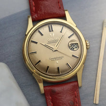 Load image into Gallery viewer, 1962 Omega 18k Solid Gold Constellation Calendar date 14393/94 SC4
