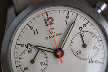 Load image into Gallery viewer, 1962 Omega Single button Chronograph Canadian Military HA-62-1361 6W/16
