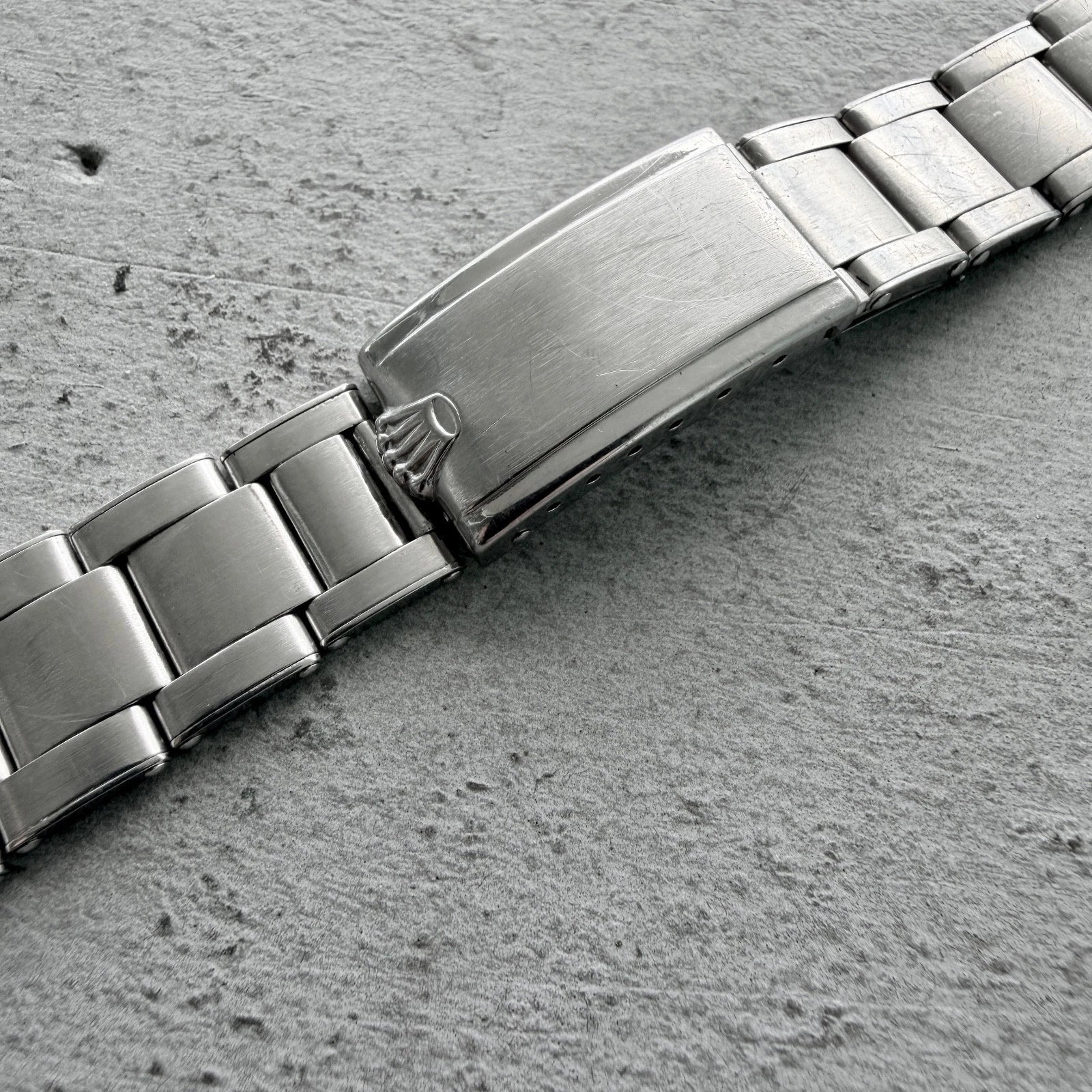 1962 Rolex 7206 Riveted Bracelet 75 Endlinks 20mm for 5512 5513 1675 1016