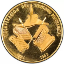 Load image into Gallery viewer, 1963 Mexico Gold Medal Recovery of Chamizal Territory Robert Kennedy 22kt 63.1gr
