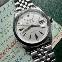 Load image into Gallery viewer, 1963 Rolex Explorer Date – Box and Papers- White Explorer Dial
