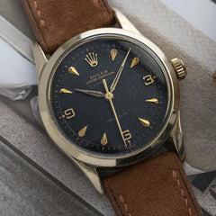 1964 Rolex Explorer 5506 - 1030 Movement - Black Honey Comb Explorer Dial