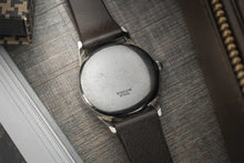 Load image into Gallery viewer, Vintage 1960s Ulysse Nardin Stainless Steel Triple Calendar Moonphase Black Dial
