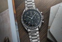 Load image into Gallery viewer, 1966 Omega Speedmaster 105012 with 1039 Bracelet - DOT over 90 - Patina
