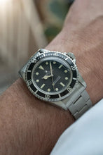 Load image into Gallery viewer, 1966 Rolex 5513 Submariner Stainless Steel - Meters First - Triple 6 caseback
