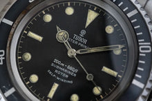 Load image into Gallery viewer, 1966 Tudor 7928 Submariner Stainless Steel - Chapter Ring Gilt dial - VI Error
