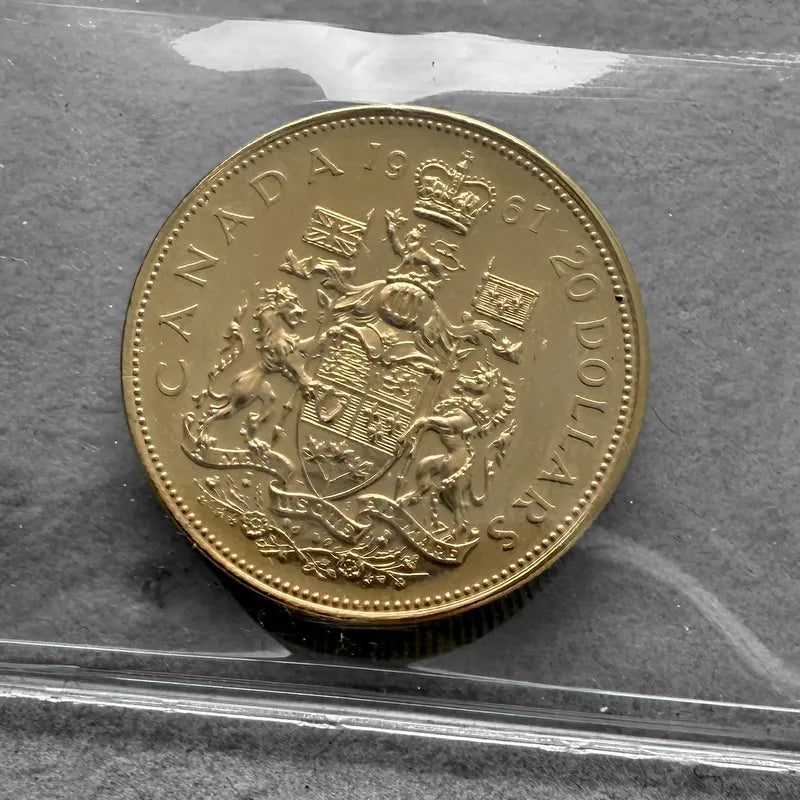 1967 Canada $20 Gold Coin - ICCS SP 66 Heavy Cameo