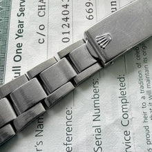 Load image into Gallery viewer, 1968 Rolex 6694 Oyster Date Stainless Steel Black Dial - Serviced
