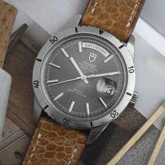 1969 Tudor Oyster Prince Day Date 7020 - 7020/0 - Stunning Grey Dial - Serviced