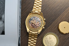 Load image into Gallery viewer, 1970 Omega Speedmaster 18k yellow Gold BA 145.022 - Apollo XI Moon Landing
