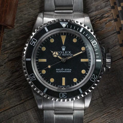 1970 Rolex Submariner 5513 Stainless Steel - Stunning golden patina