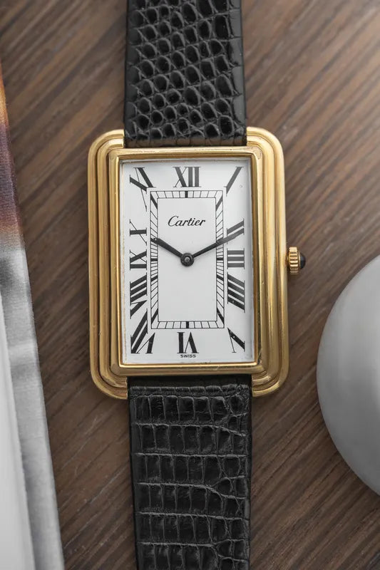 1970s Cartier Tank Jumbo Stepped case 5512116 'New York'