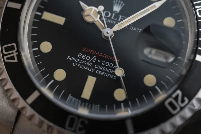 1970s Rolex 1680 Submariner Stainless Steel - Nice patina!