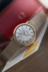 1971 Omega Seamster 9k Solid Gold 165.003 - Box + Papers 71.5 Grams