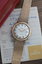 Load image into Gallery viewer, 1971 Omega Seamster 9k Solid Gold 165.003 - Box + Papers 71.5 Grams
