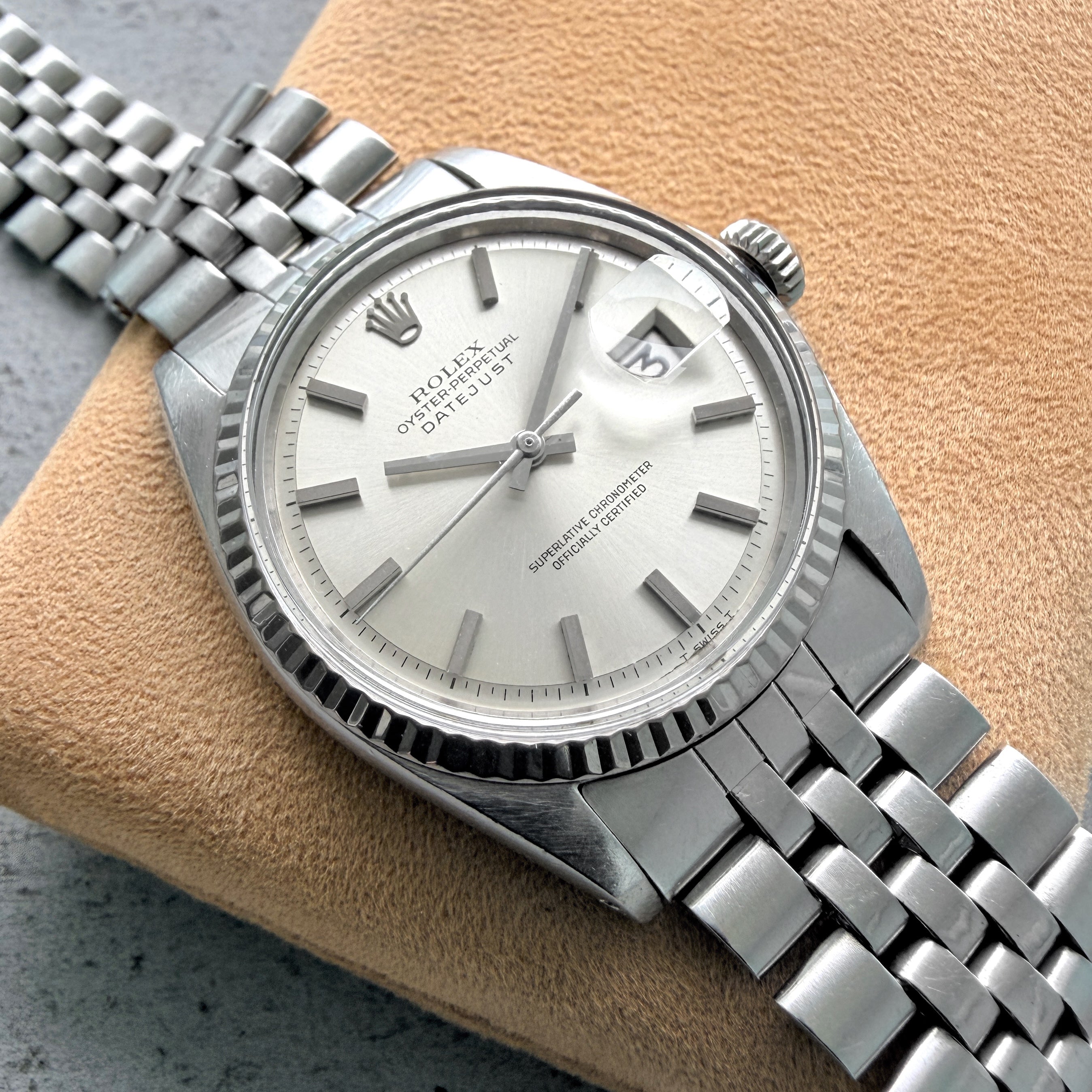 1971 Rolex Datejust Jubilee Bracelet 1601 - Silver dial