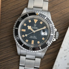 1971 Tudor Snowflake 7021 Submariner Stainless Steel - Orange Patina