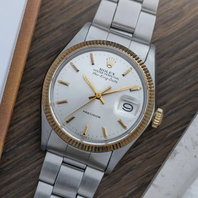1972 Rolex Air King Date 5701 - Coca Cola Engraving