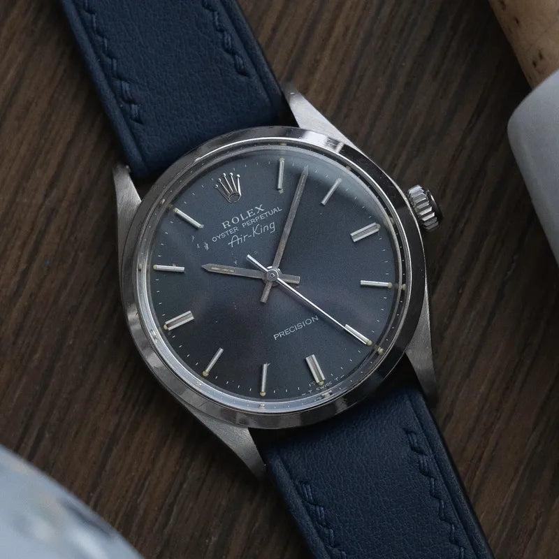 1972 Rolex Airking 5500 Airking Blue dial – Serviced!