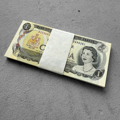 1973 Bundle $1 Canada 50 Consecutive Sequential notes