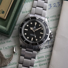 1973 Rolex 5513 Submariner Stainless Steel - Box + Papers + Anchor
