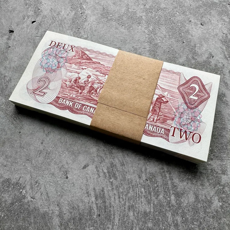 1974 Bundle $2 Canada 100 Consecutive notes