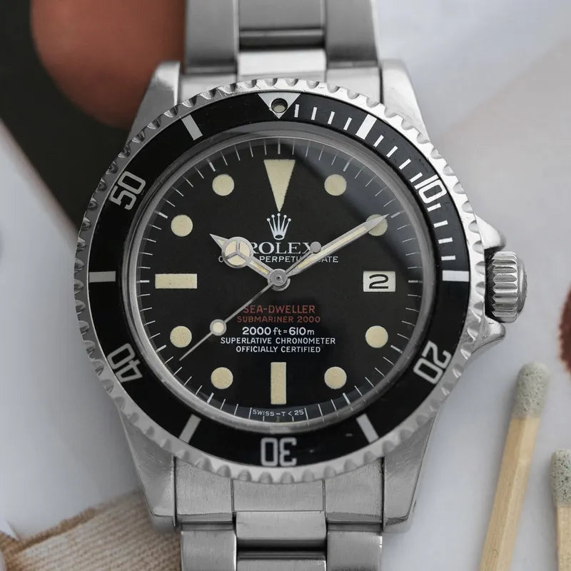 1976 Rolex 1665 Sea Dweller Attractive Patina - Double Red