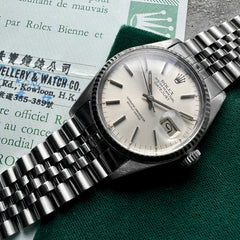 1978 Rolex Datejust 16014 Silver Dial – Box and Papers