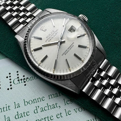 1978 Rolex Datejust 16014 Silver Dial – Box and Papers
