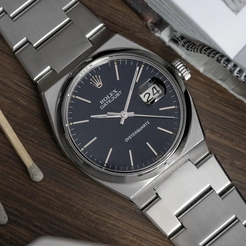 1978 Rolex Oysterquartz Stainless Steel - Attractive Black dial